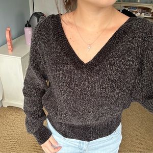 Charcoal Grey/Black Urban Outfitters Sweater Size Small
